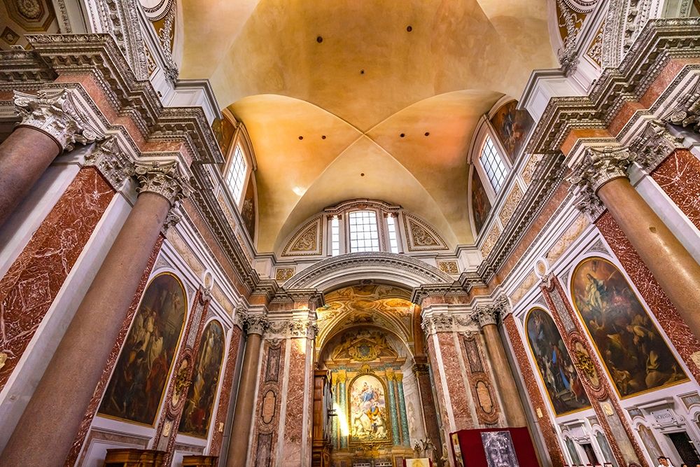 Basilica Saint Mary Angels and Martyrs-Rome-Italy Church designed by Michelangelo art print by William Perry for $57.95 CAD