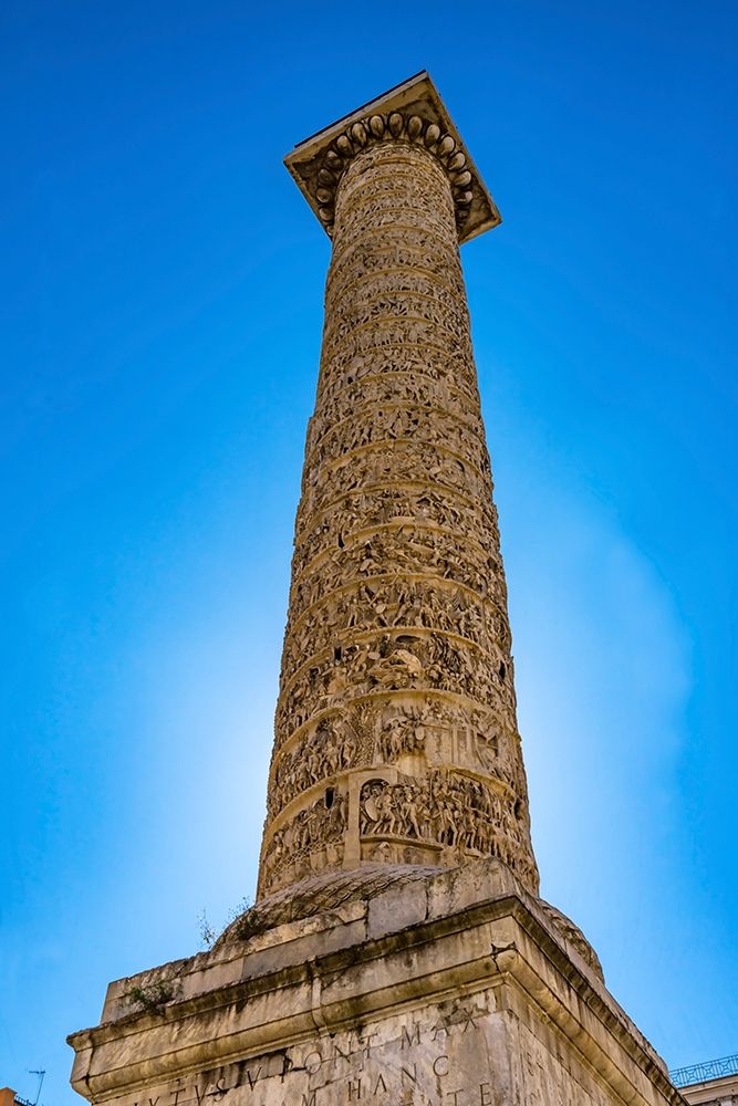 Emperor Marcus Aurelius Column-Rome-Italy Column erected in 193 AD art print by William Perry for $57.95 CAD