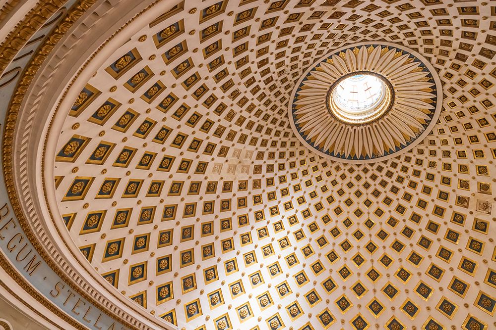 Malta, Mosta. The Sanctuary Basilica of the Assumption of Our Lady, or Rotunda of Mosta. art print by Emily M. Wilson for $57.95 CAD