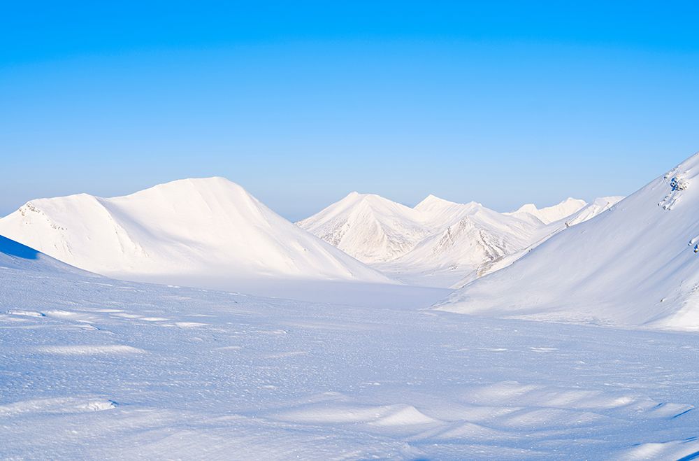 View towards Orustdalen Island of Spitsbergen Arctic region-Scandinavia-Norway-Svalbard art print by Martin Zwick for $57.95 CAD