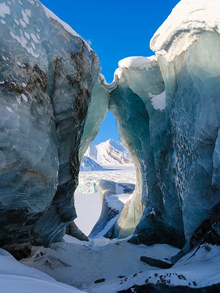 Serac-glacier Fridtjovbreen Island of Spitsbergen art print by Martin Zwick for $57.95 CAD