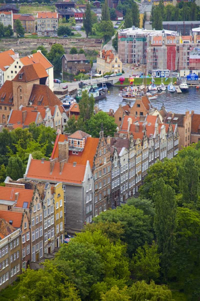 Poland, Gdansk View of buildings and bay art print by Jim Zuckerman for $57.95 CAD