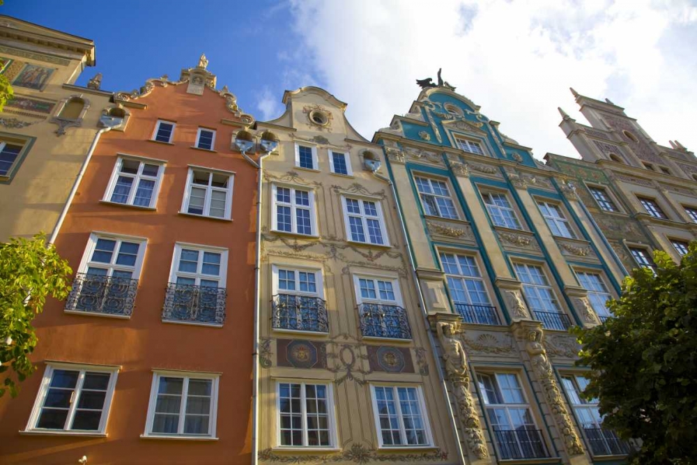 Europe, Poland, Gdansk Close-up of buildings art print by Jim Zuckerman for $57.95 CAD