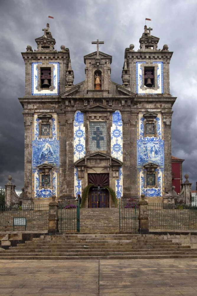 Portugal, Porto Front of Santo Ildefonso Church art print by Jim Zuckerman for $57.95 CAD