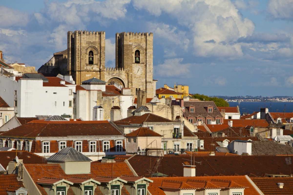 Portugal, Lisbon Lisbon Cathedral in daytime art print by Jim Zuckerman for $57.95 CAD