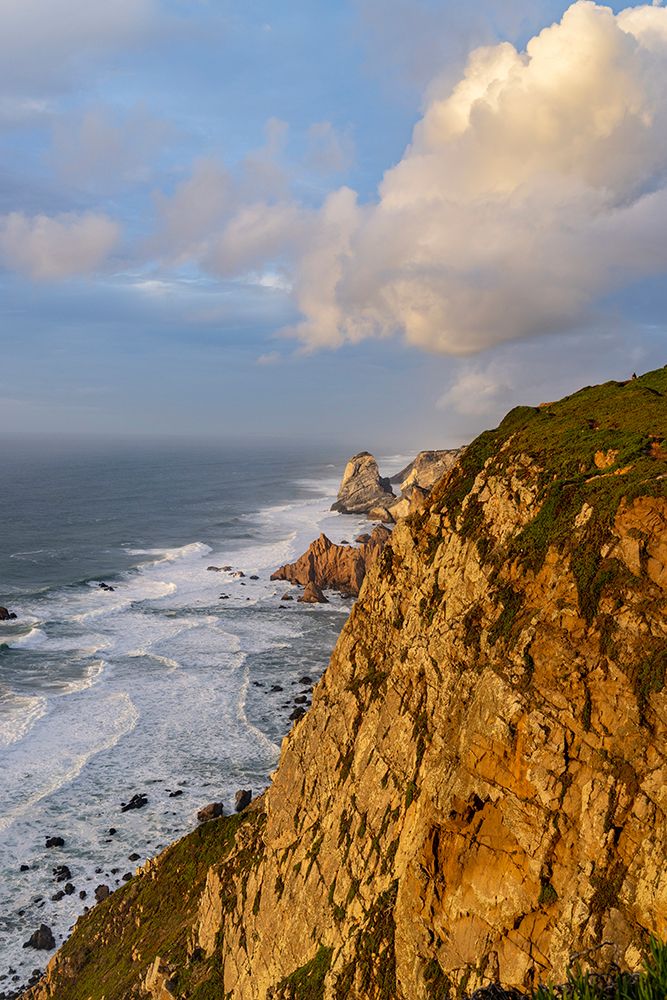 Dramatic seaside cliffs at Cabo do Roca in Colares-Portugal art print by Chuck Haney for $57.95 CAD