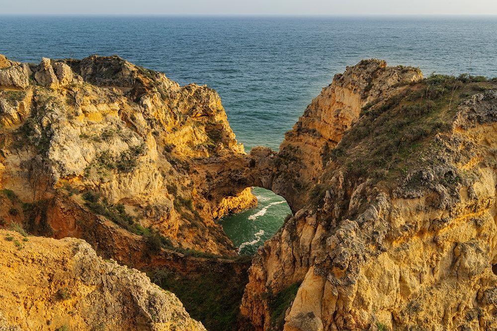 Dramatic Cliffs along the coast at Ponta da Piedade in Lagos-Portugal art print by Chuck Haney for $57.95 CAD