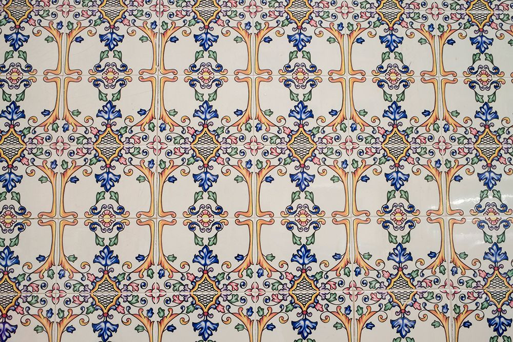 Lisbon-Portugal. Traditional Portuguese tiles art print by Julien McRoberts for $57.95 CAD