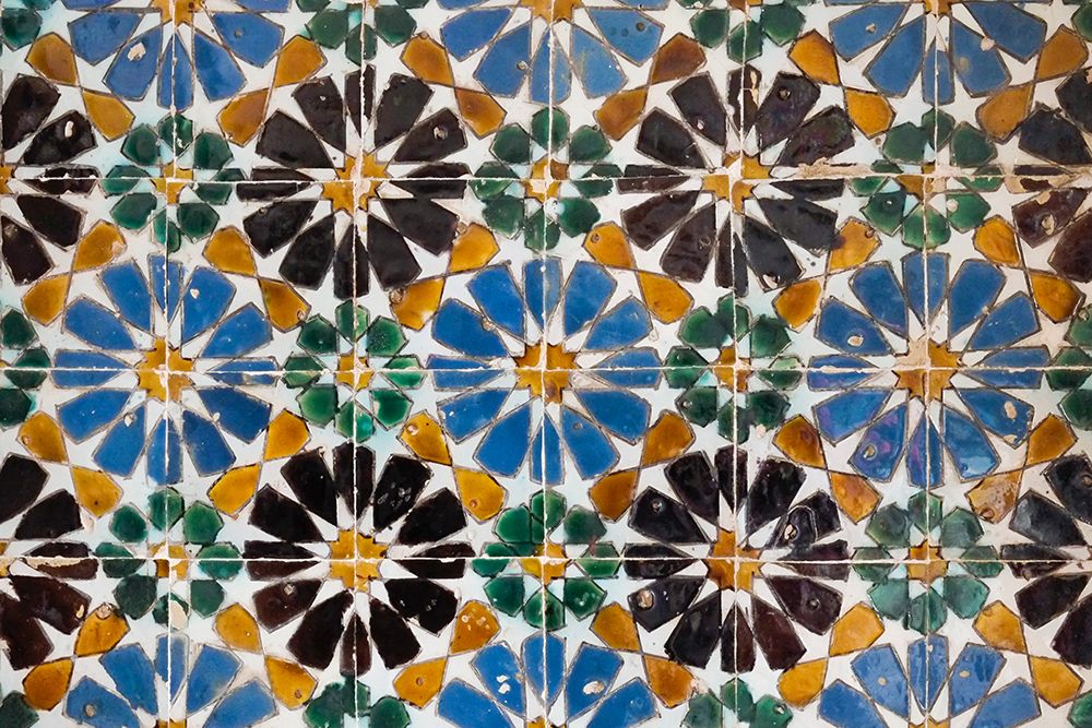 Sintra-Portugal. Old Portuguese tiles with Moorish influence art print by Julien McRoberts for $57.95 CAD