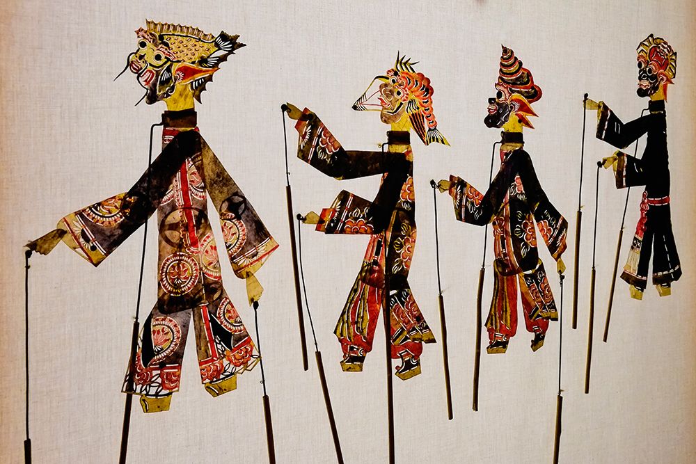 Lisbon-Portugal Antique Asian paper puppets art print by Julien McRoberts for $57.95 CAD