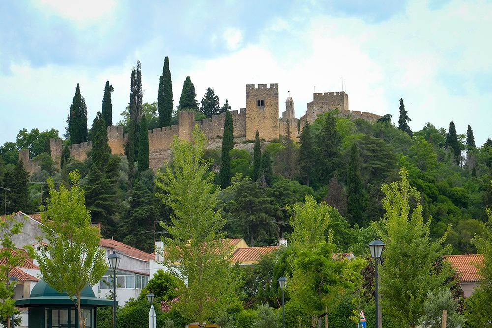 Tomar, Portugal. Tomar castle houses the famous Convento de Christo. The castle was built in 1160 art print by Julien McRoberts for $57.95 CAD