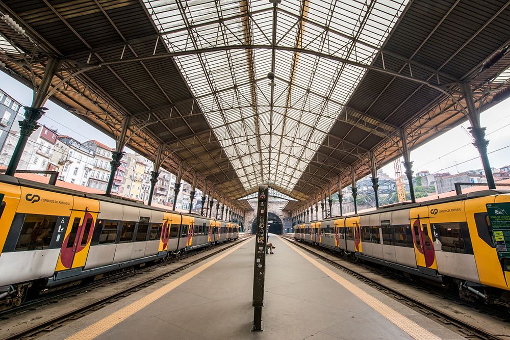 Saint Benedict Train Station (Estacao de Sao Bento). Porto, Portugal. art print by Michael DeFreitas for $57.95 CAD