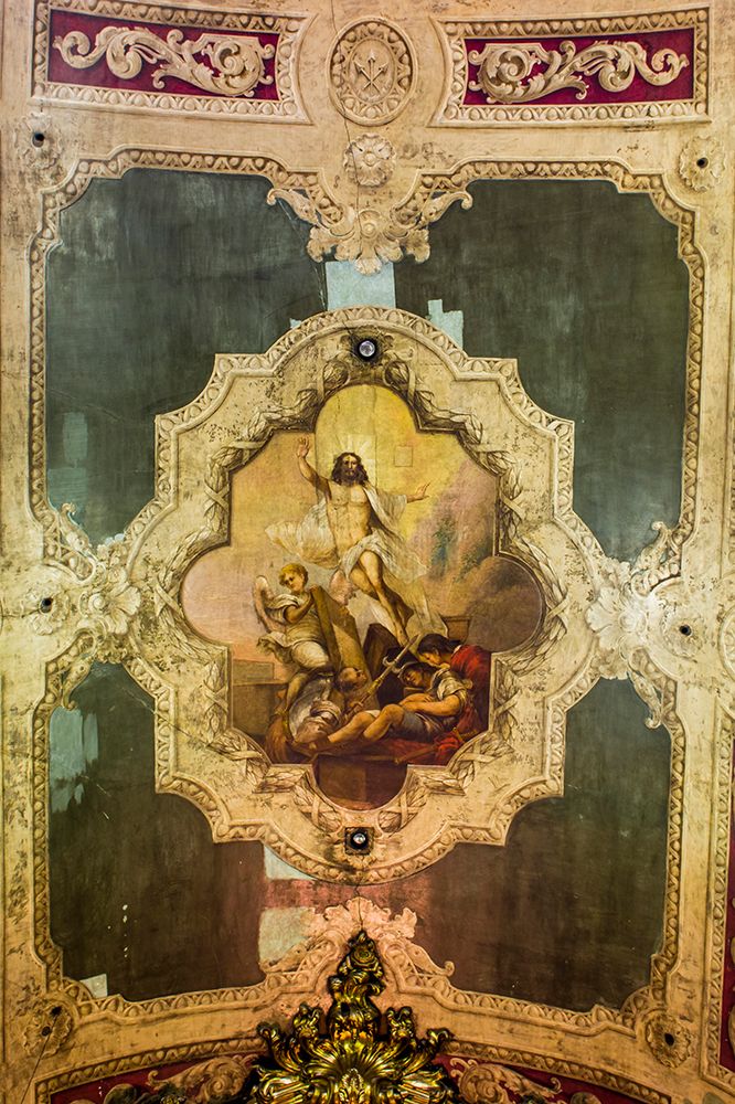 Interior ceiling of Church of Our Lady of Carmo (Igreja do Carmo), Porto, Portugal. art print by Michael DeFreitas for $57.95 CAD