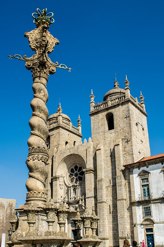 Exterior of Porto Cathedral, Porto, Portugal. art print by Michael DeFreitas for $57.95 CAD