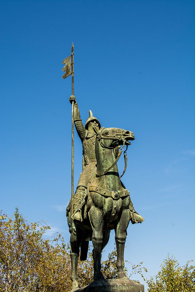 Estatua de Vimara Peres (Vimara Peres Statue), Porto, Portugal. art print by Michael DeFreitas for $57.95 CAD