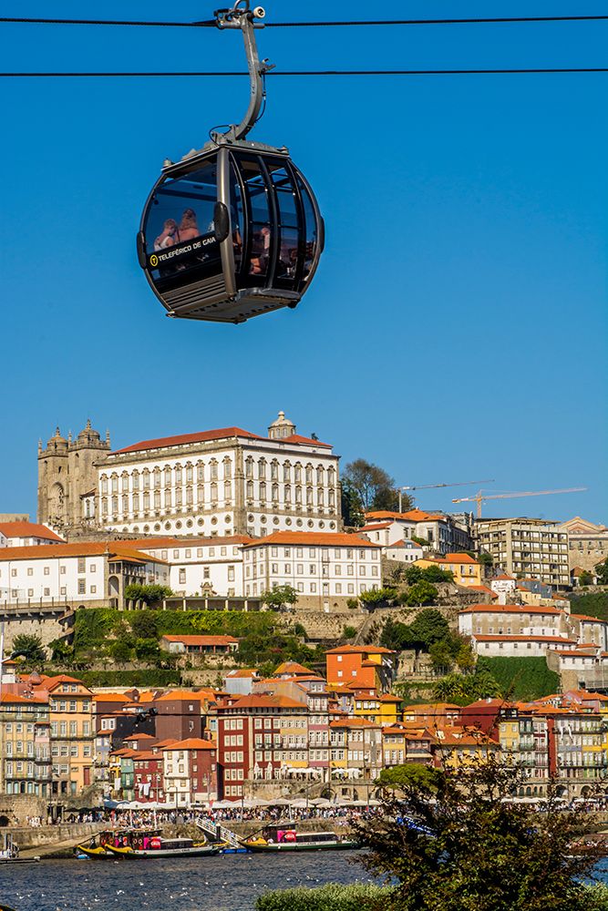 Gaia Cable Car, Gaia district, Porto, Portugal. art print by Michael DeFreitas for $57.95 CAD