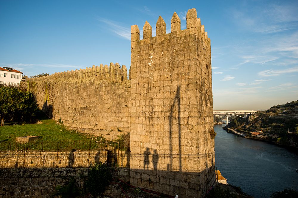 Walls of Dom Fernando or Fernandine Walls, Porto, Portugal. art print by Michael DeFreitas for $57.95 CAD