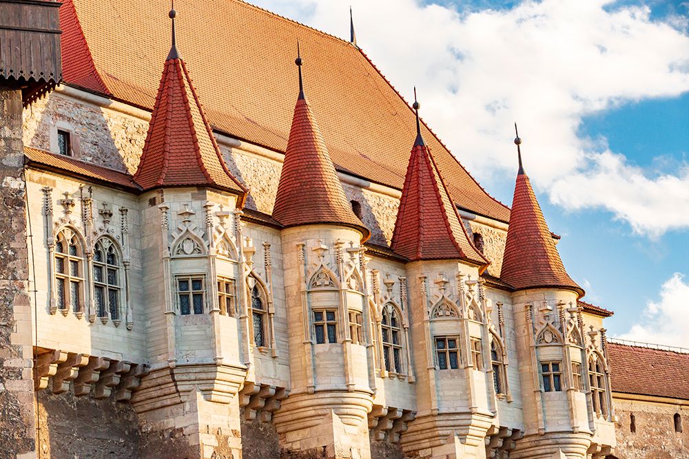 Romania-Hunedoara Corvin Castle-Gothic-Renaissance castle-one of the largest castles in Europe art print by Emily M. Wilson for $57.95 CAD