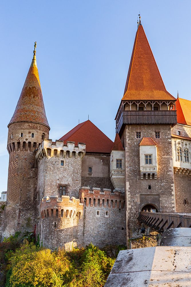 Romania, Hunedoara. Corvin Castle, Gothic-Renaissance castle, one of the largest castles in Europe. art print by Emily M. Wilson for $57.95 CAD