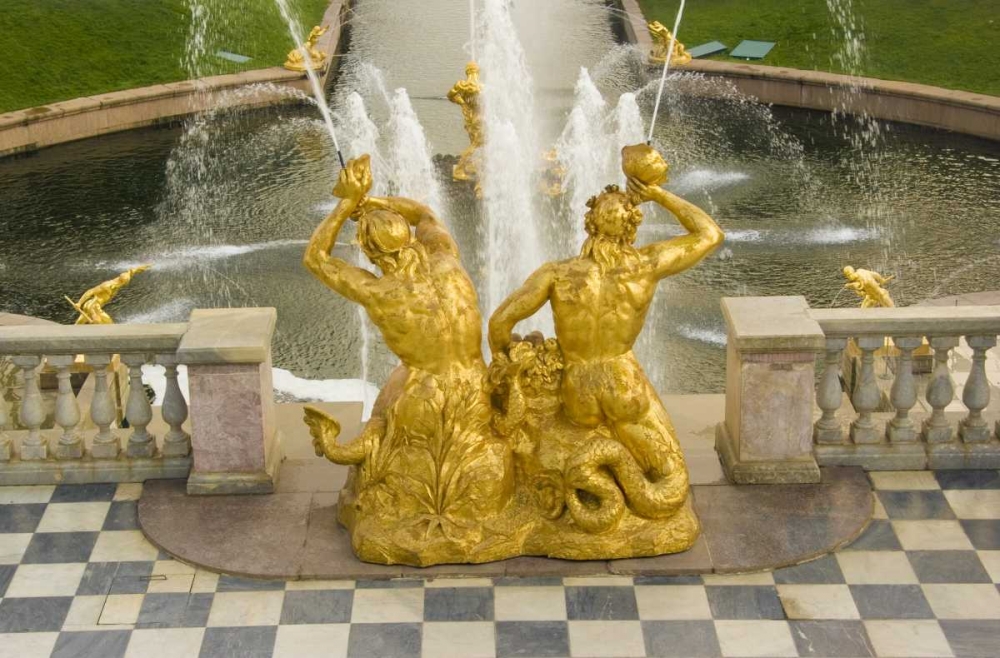 Russia Samson fountain at Peterhof art print by Nancy ,  Steve Ross for $57.95 CAD