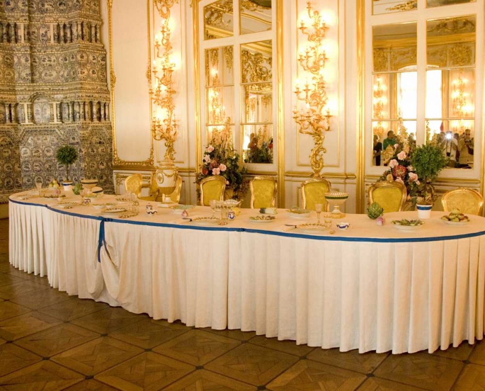 Russia, Pushkin Interior of Catherine Palace art print by Nancy ,  Steve Ross for $57.95 CAD