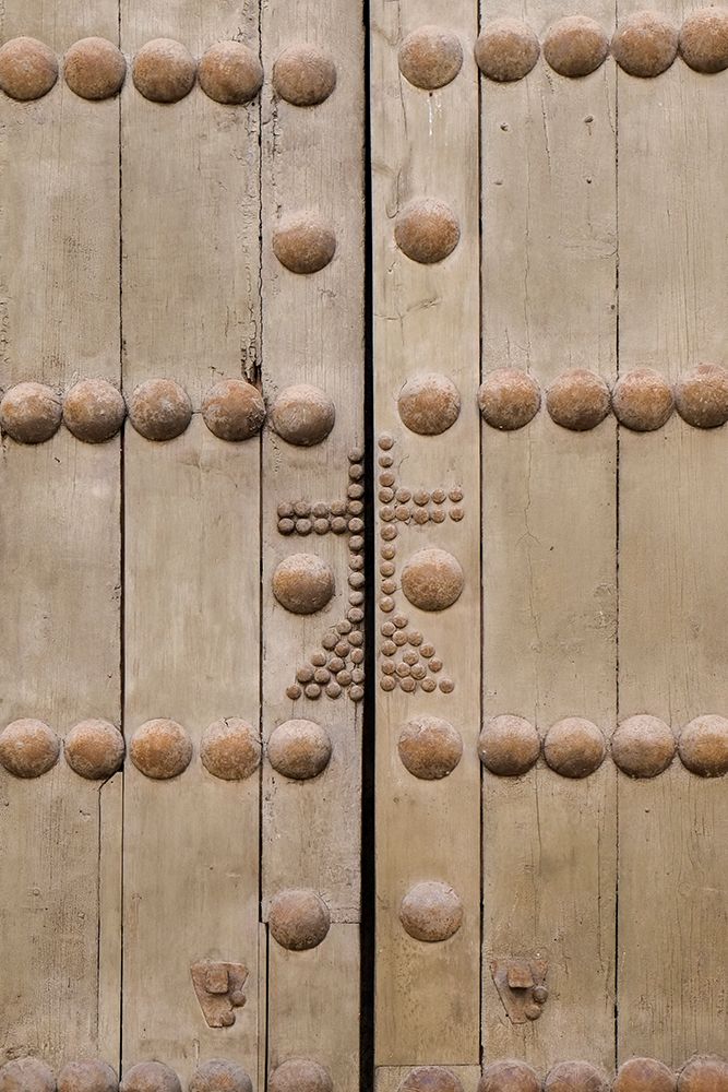 Cordoba-Spain. Ancient wooden door with cross art print by Julien McRoberts for $57.95 CAD
