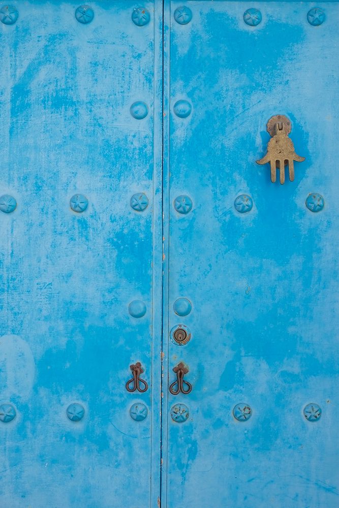 Marbella, Spain. Colorful Spanish architecture. Blue door. art print by Julien McRoberts for $57.95 CAD