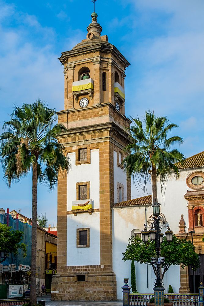 Church of La Palma, Plaza Alta main square, Algeciras, Spain. art print by Michael DeFreitas for $57.95 CAD