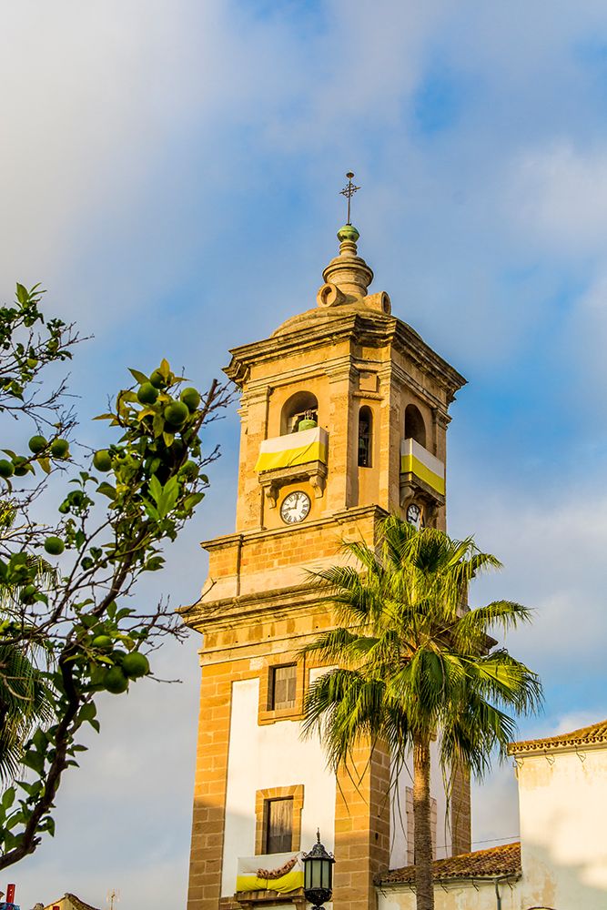 Church of La Palma, Plaza Alta main square, Algeciras, Spain. art print by Michael DeFreitas for $57.95 CAD