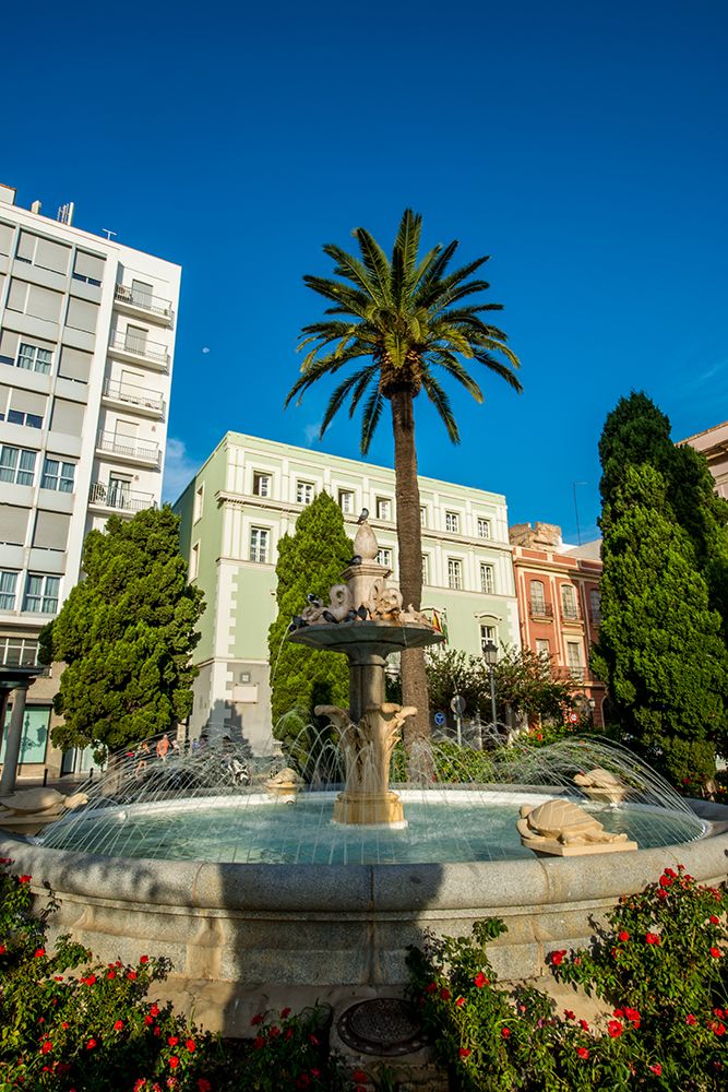 Fountain in Canalejas Park, Old Town, Cadiz, Spain. art print by Michael DeFreitas for $57.95 CAD