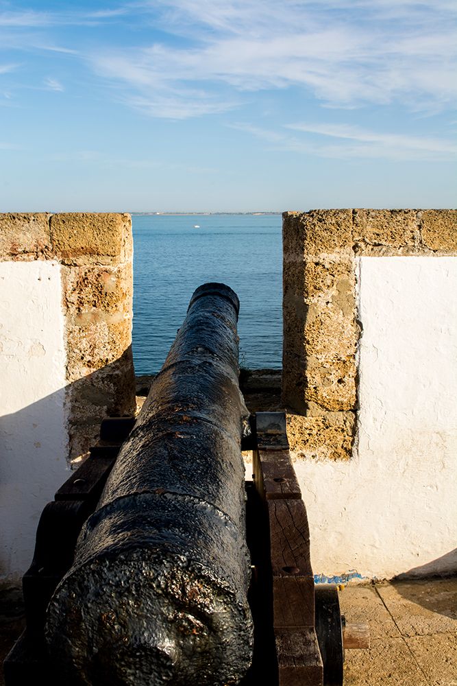 La Candelaria Bastion and Parque Genoves, Cadiz, Spain. art print by Michael DeFreitas for $57.95 CAD