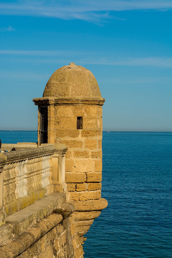 La Candelaria Bastion and Parque Genoves, Cadiz, Spain. art print by Michael DeFreitas for $57.95 CAD