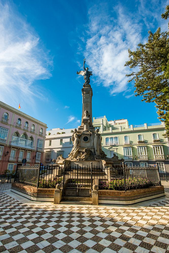 Castillo de Santa Catalina and Parque Genoves, Cadiz, Spain. art print by Michael DeFreitas for $57.95 CAD