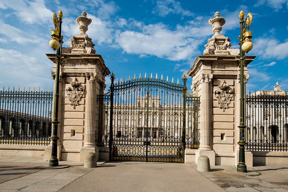 Main gate to the Royal Palace, Madrid, Spain. art print by Michael DeFreitas for $57.95 CAD