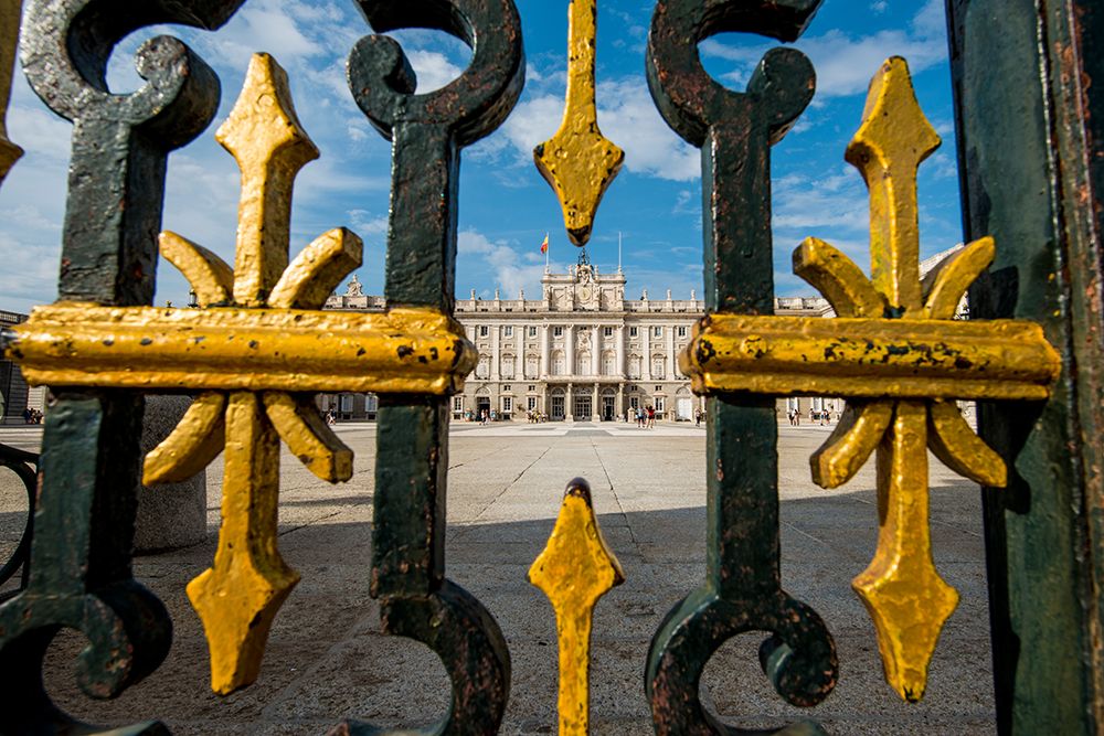 Main gate to the Royal Palace, Madrid, Spain. art print by Michael DeFreitas for $57.95 CAD