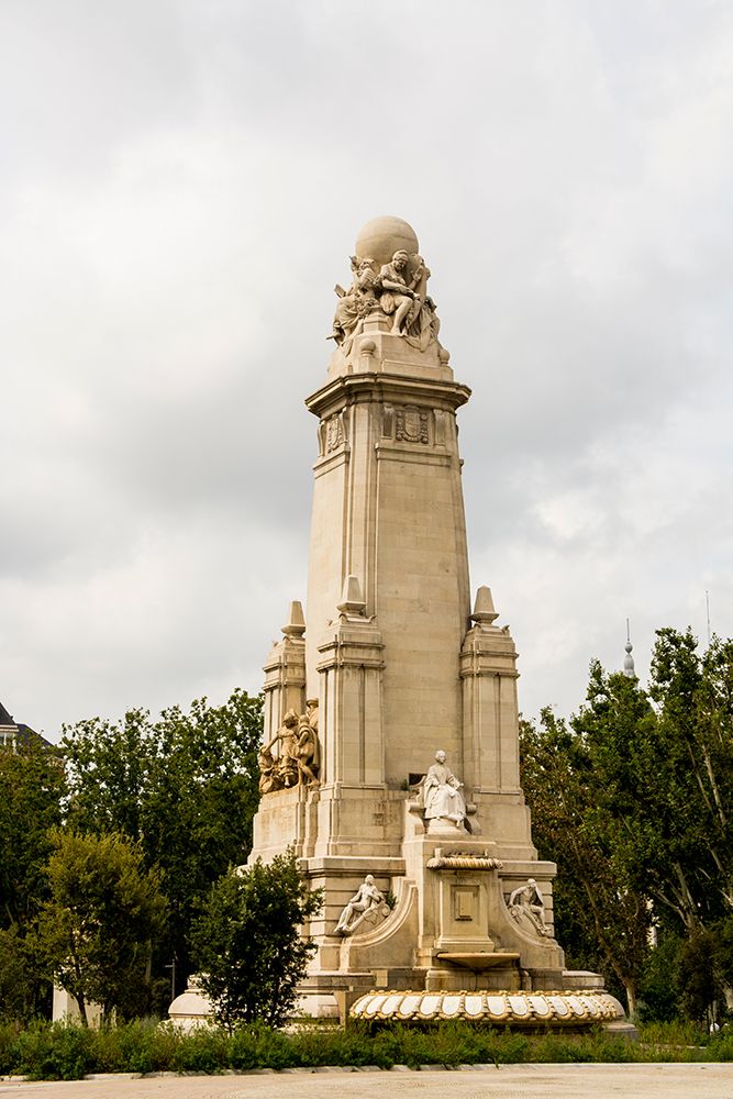 Monument to Miguel de Cervantes in Parque de la Montana, Madrid, Spain. art print by Michael DeFreitas for $57.95 CAD