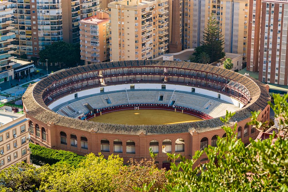 La Malagueta bullring in Plaza de Toros, Malaga, Spain. art print by Michael DeFreitas for $57.95 CAD
