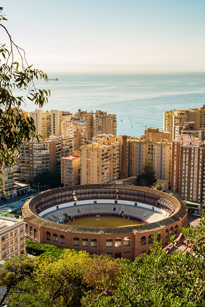 La Malagueta bullring in Plaza de Toros, Malaga, Spain. art print by Michael DeFreitas for $57.95 CAD