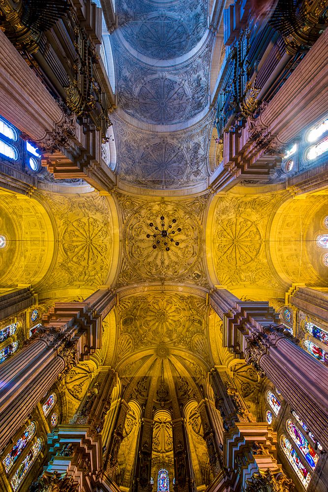 Interior of Santa Iglesia Catedral Basilica de la Encarnacion (Malaga Cathedral), Malaga, Spain. art print by Michael DeFreitas for $57.95 CAD