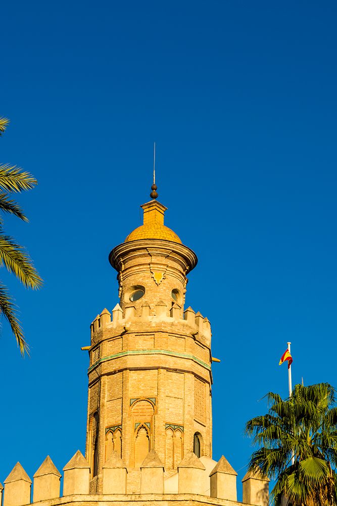 Torre del Oro (Golden Tower) middle ages watchtower, Seville, Andalusia, Spain. art print by Michael DeFreitas for $57.95 CAD