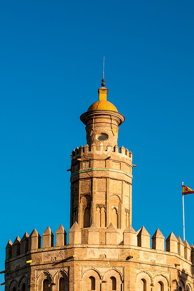 Torre del Oro (Golden Tower) middle ages watchtower, Seville, Andalusia, Spain. art print by Michael DeFreitas for $57.95 CAD