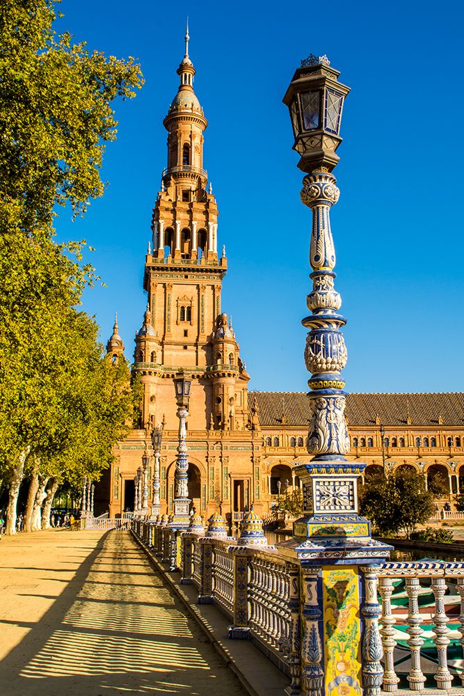 Main building in Plaza de Espana, Seville, Andalusia, Spain. art print by Michael DeFreitas for $57.95 CAD