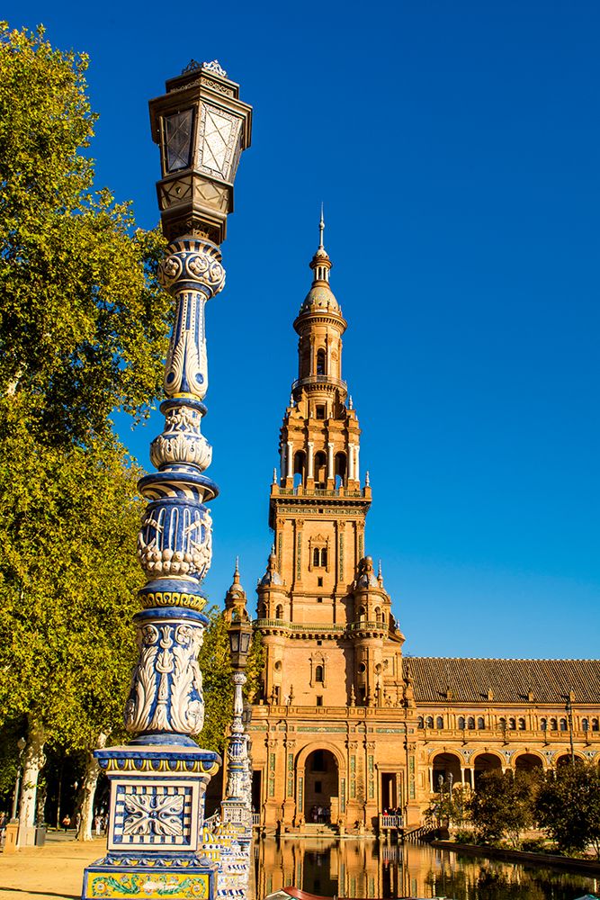 Main building in Plaza de Espana, Seville, Andalusia, Spain. art print by Michael DeFreitas for $57.95 CAD