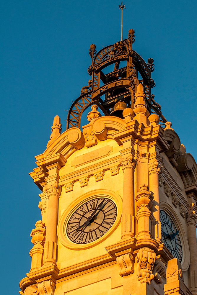 Bell Tower of Valencia City Hall, Plaza del Ayuntamiento, Valencia, Spain. art print by Michael DeFreitas for $57.95 CAD