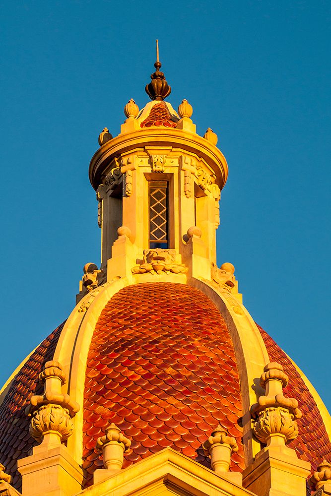 Valencia Town Hall cupola or dome, Plaza del Ayuntamiento, Valencia, Spain. art print by Michael DeFreitas for $57.95 CAD