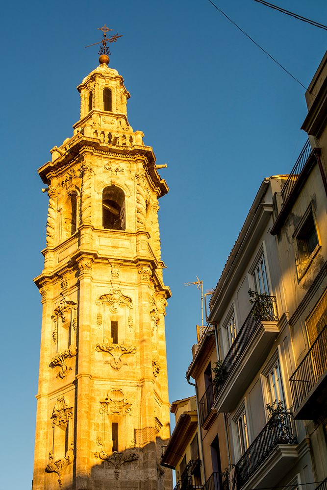Santa Catalina Tower and Church of Santa Catalina, Valencia, Spain. art print by Michael DeFreitas for $57.95 CAD