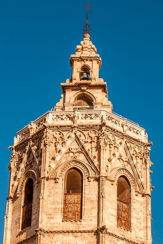 Miguelete Tower is the bell tower for the Valencia Cathedral, Plaza de la Reina, Valencia, Spain. art print by Michael DeFreitas for $57.95 CAD
