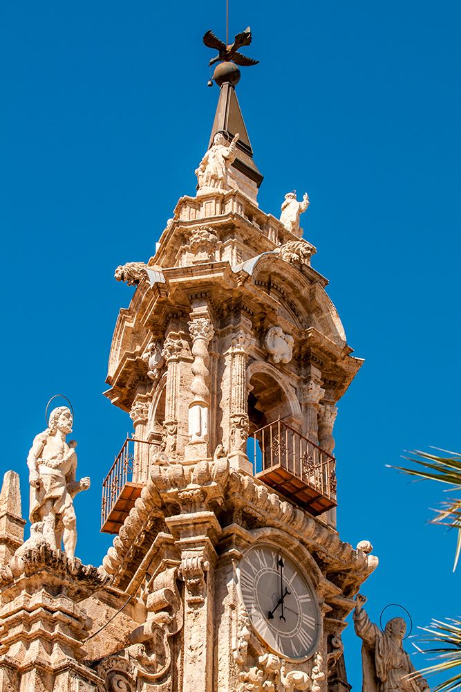 Bell Tower of the Church of Santos Juanes Real Parroquia de los Santos Juanes. art print by Michael DeFreitas for $57.95 CAD