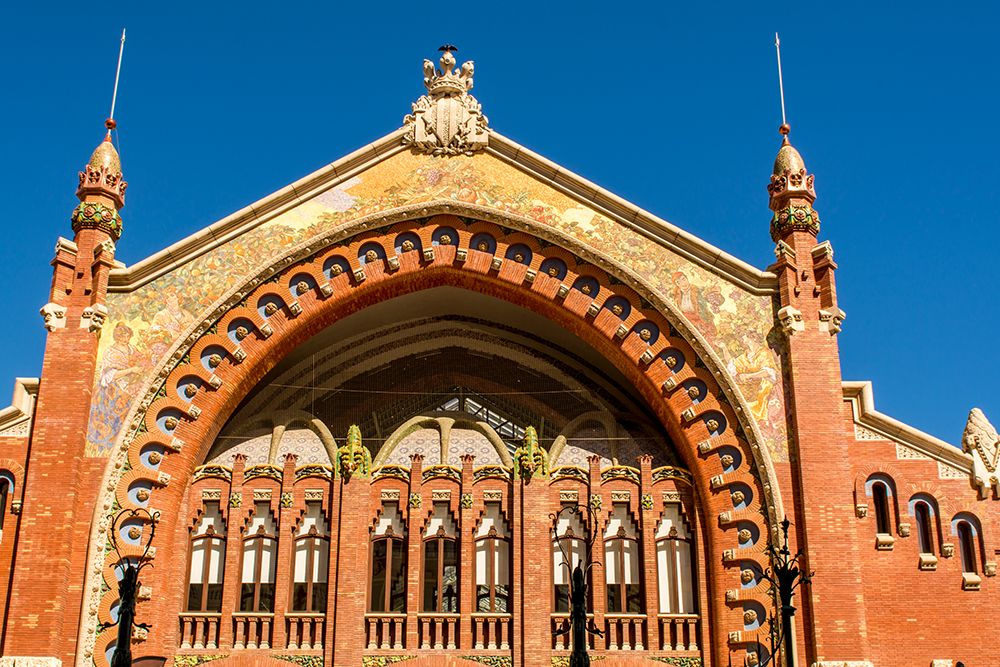 Details of the Mercat de Colon (Columbus Market), Valencia, Spain. art print by Michael DeFreitas for $57.95 CAD