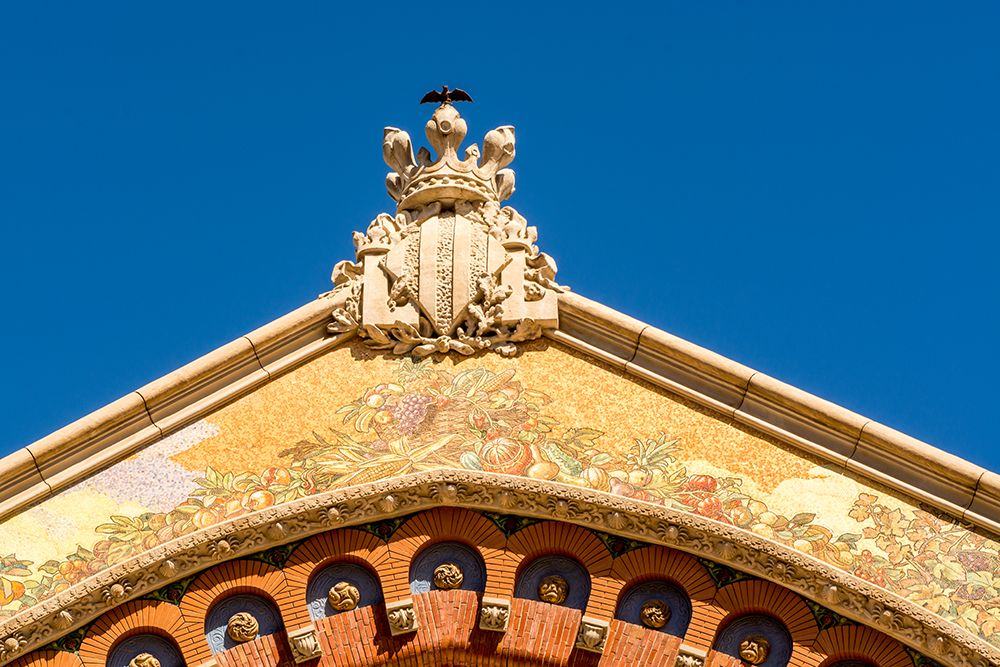 Details of the Mercat de Colon (Columbus Market), Valencia, Spain. art print by Michael DeFreitas for $57.95 CAD